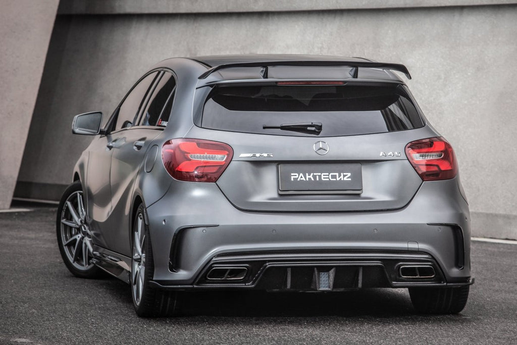 Paktechz Mercedes Benz A45 W176 Carbon Fiber Rear Lower Canards - Performance SpeedShop