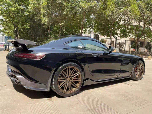 Paktechz Mercedes benz AMG GT GTS C190 Ver.1 Carbon Fiber Side Skirts 2015-2021 - Performance SpeedShop