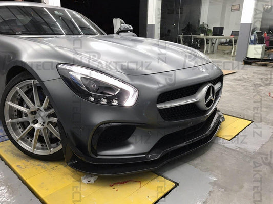 Paktechz Mercedes benz AMG GT GTS C190 Ver.1 Carbon Fiber Upper Valences 2015-2017 - Performance SpeedShop