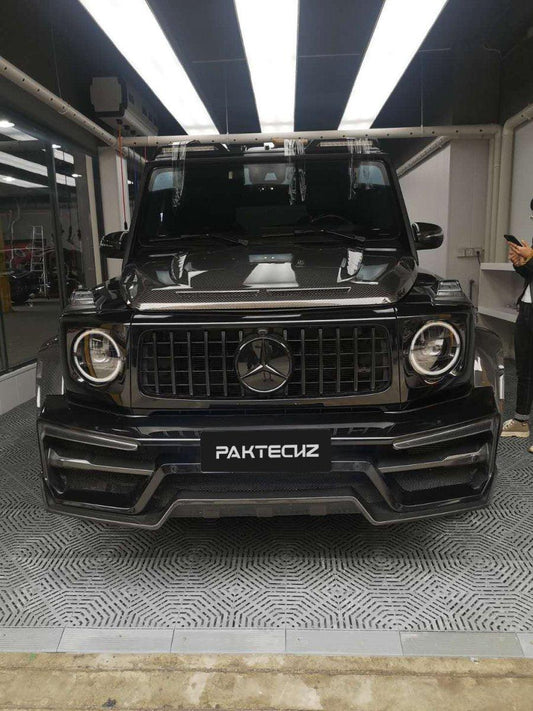 Paktechz Mercedes Benz G-Class Dry Carbon Fiber Front Bumper - Performance SpeedShop