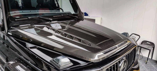 Paktechz Mercedes Benz G-Class Dry Carbon Fiber Hood - Performance SpeedShop