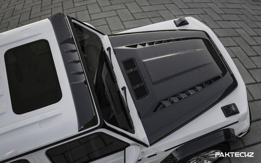 Paktechz Mercedes Benz G-Class Dry Carbon Fiber Hood - Performance SpeedShop