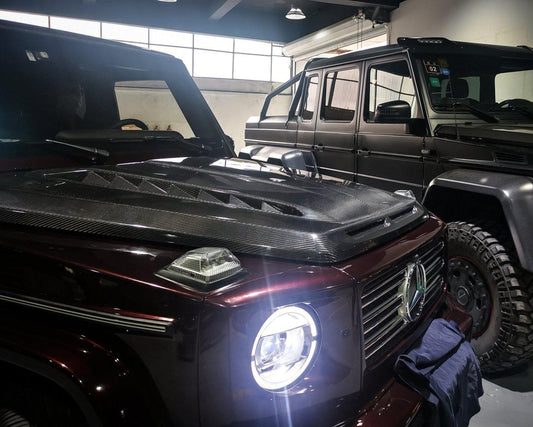 Paktechz Mercedes Benz G-Class Dry Carbon Fiber Hood - Performance SpeedShop