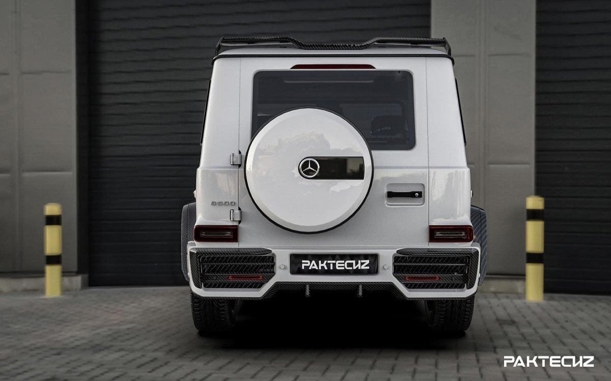 Paktechz Mercedes Benz G-Class Dry Carbon Fiber Rear Bumper ...