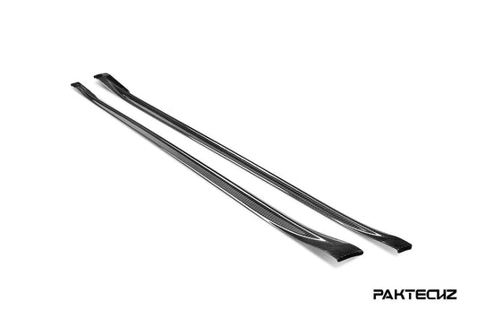 Paktechz Porsche 911 992 Carrera / S Dry Carbon Fiber Side Skirts - Performance SpeedShop