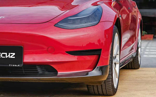 Paktechz Tesla Model 3 Dry Carbon Fiber Front Lip - Performance SpeedShop