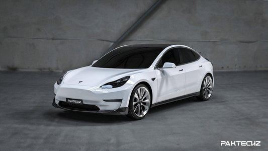 Paktechz Tesla Model 3 Dry Carbon Fiber Full Body Kit - Performance SpeedShop