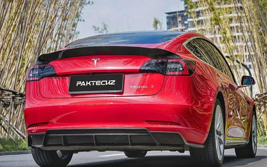 Paktechz Tesla Model 3 Dry Carbon Fiber Full Body Kit - Performance SpeedShop