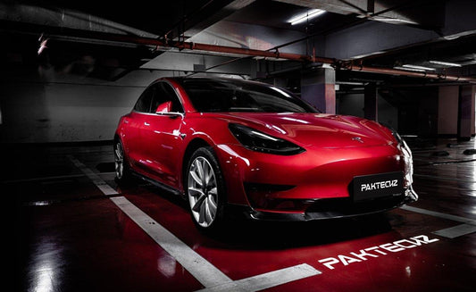 Paktechz Tesla Model 3 Dry Carbon Fiber Full Body Kit - Performance SpeedShop