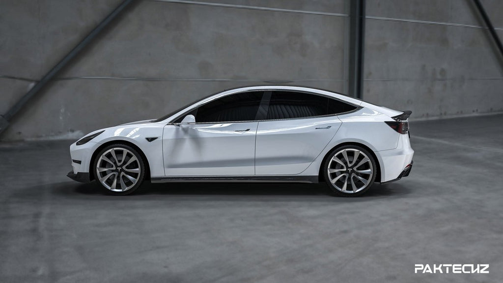 Paktechz Tesla Model 3 Dry Carbon Fiber Full Body Kit - Performance SpeedShop