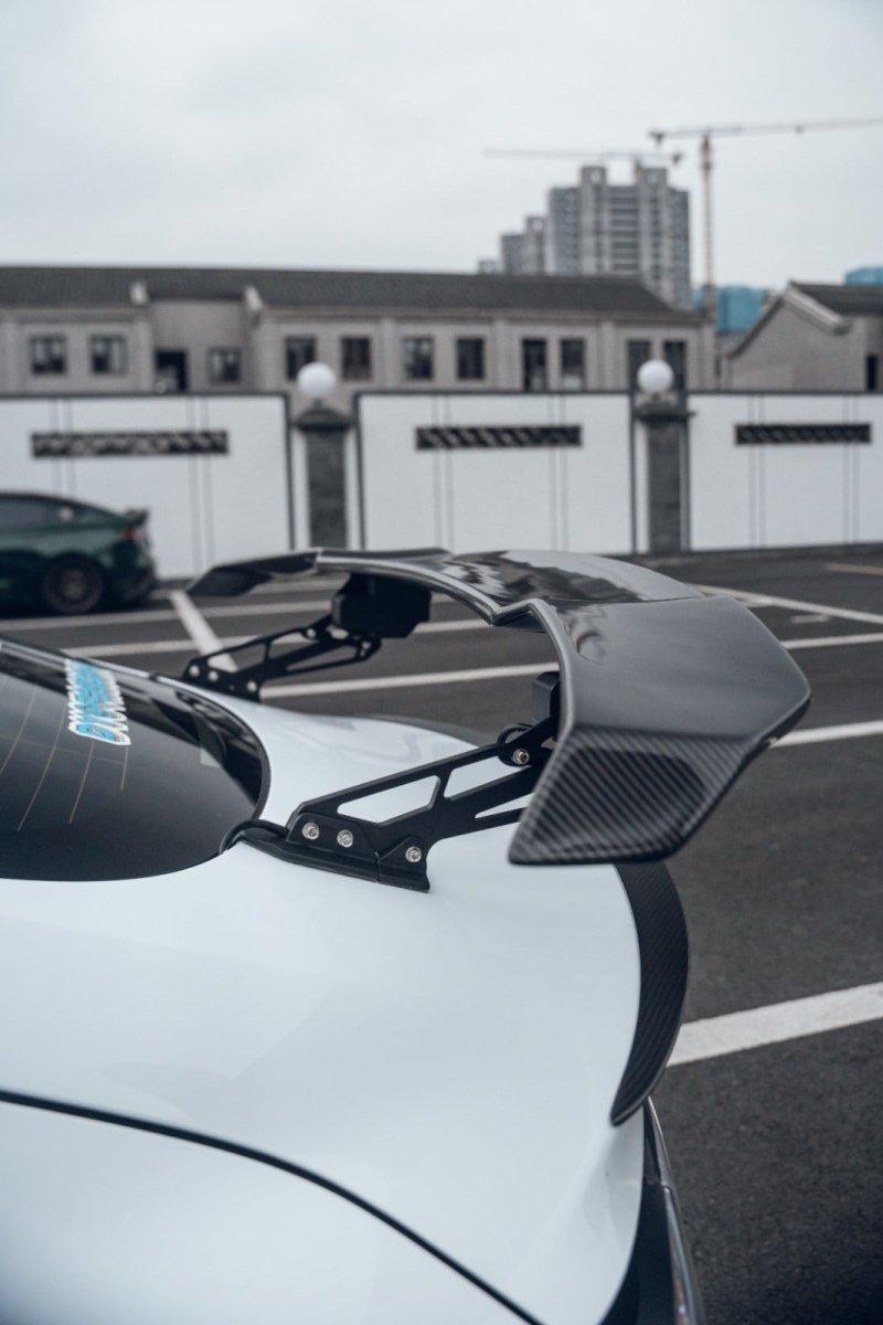 Carbon Fiber Rear Spoiler Wing for Tesla Model 3– Performance SpeedShop