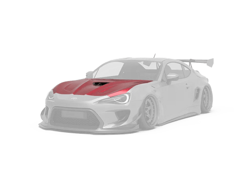 ROBOT CRAFTSMAN Carbon Fiber Hood Bonnet For Toyota 86 Subaru BRZ Scion FR-S - Performance SpeedShop