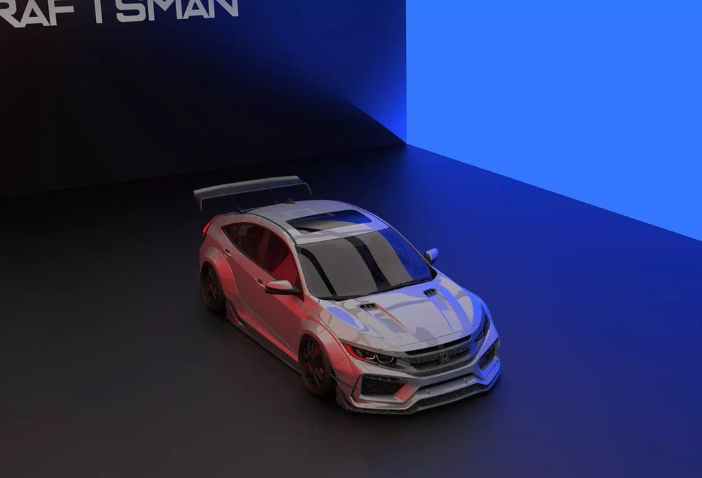ROBOT CRAFTSMAN Carbon Fiber Widebody Kit For Honda Civic 10th Gen - Performance SpeedShop