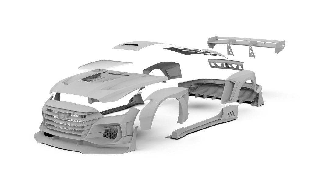 ROBOT CRAFTSMAN "DAWN " Widebody Kit For Mustang S550 S550.2 2018-2022 Carbon Fiber - Performance SpeedShop