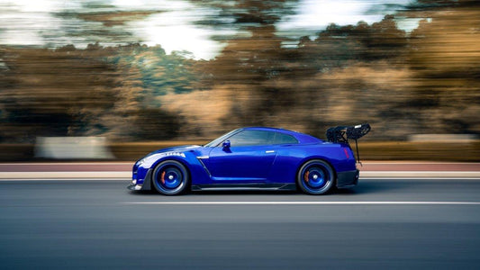 Nissan GTR Nismo T-Spec Black Edition Track Edition Premium Pure 2008 2009 2010 2011 2012 2013 2014 2015 2016 (product can be installed on 2017-2024 model year with slight modifications) with Aftermarket Parts - "Godzilla" Narrow Body Side Skirts Carbon Fiber / FRP from Robot Craftsman