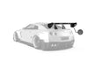 Robot Craftsman "Godzilla" Swan Neck GT Wing for Nissan GTR R35 2008-ON Carbon Fiber FRP - Performance SpeedShop