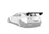Robot Craftsman "Godzilla" Swan Neck GT Wing for Nissan GTR R35 2008-ON Carbon Fiber FRP - Performance SpeedShop