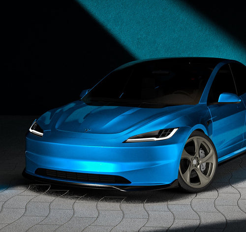 Kohlefaser-Mittelkonsolenabdeckung für Tesla Model 3 Highland (2024) – Hills