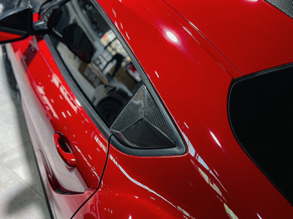 ROBOT CRAFTSMAN "Hyperion" Side Window Louver Trim For Toyota GR Supra MK5 A90 A91 - Performance SpeedShop