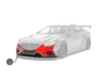 ROBOT CRAFTSMAN Mazda 6 Front Bumper & Front Lip Splitter 2014-2017 FRP Carbon Fiber - Performance SpeedShop