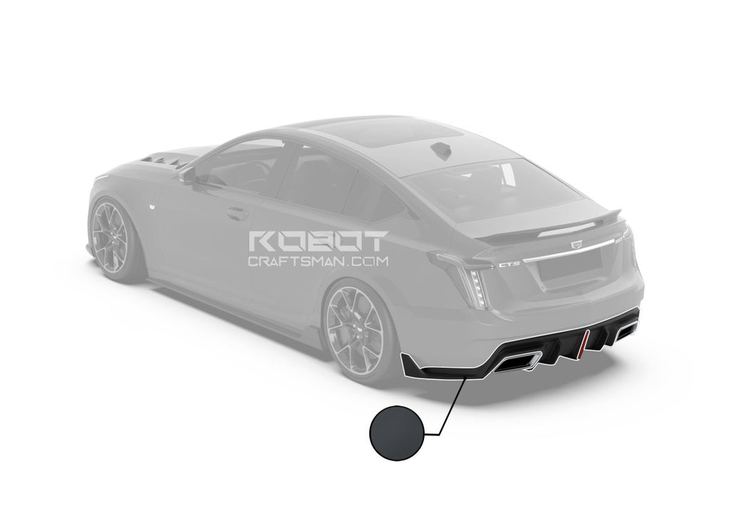 ROBOT CRAFTSMAN "PRISM" Rear Bumper & Diffuser Valance For Cadillac CT5 FRP or Carbon Fiber - Performance SpeedShop