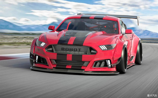 ROBOT CRAFTSMAN "STORM" GT Wing For Ford Mustang S550.1 S550.2 GT EcoBoost V6 Carbon Fiber or FRP - Performance SpeedShop