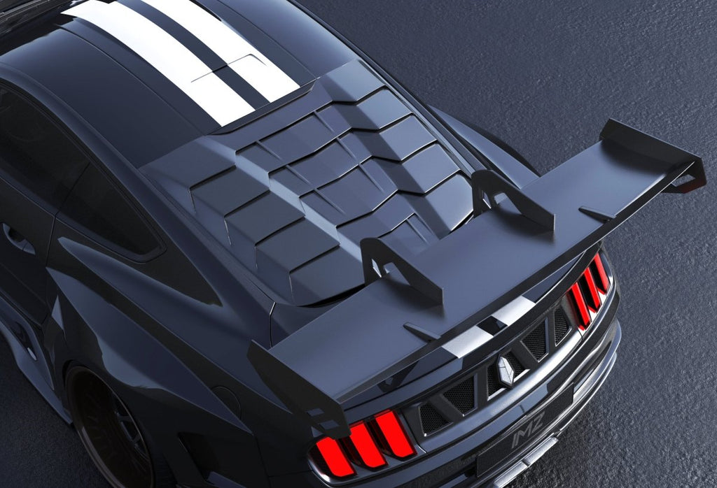 ROBOT CRAFTSMAN Universal Carbon Fiber or FRP Swan Neck Thor GT Wing - Performance SpeedShop