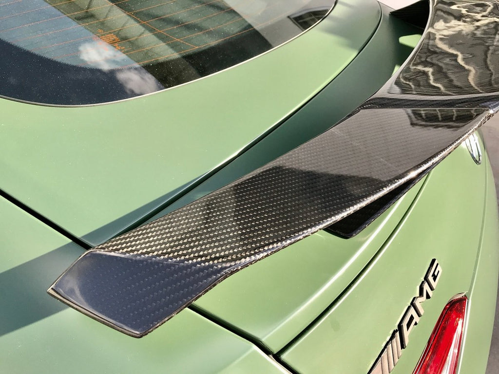 SD Carbon B Style Pre-preg Carbon Fiber Rear Spoiler Wing for Mercedes Benz AMG GT50 GT53 GT63 GT63S 4 Door X290 2019-ON - Performance SpeedShop