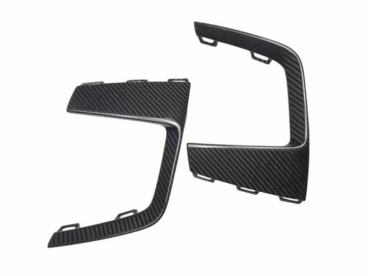 SD Carbon Carbon Fiber Fog Light Cover For Audi A4 S4 2020-ON B9.5 - Performance SpeedShop