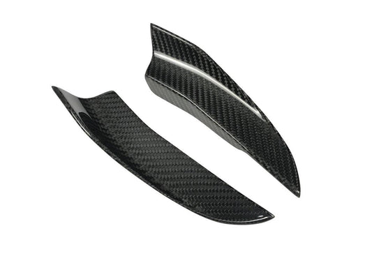 SD Carbon Carbon Fiber Front Bumper Canards For Audi A4 S4 2020-ON B9.5 - Performance SpeedShop