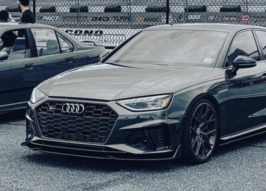 SD Carbon Carbon Fiber Front Lip For Audi A4 S-Line & S4 2019-ON B9 B9.5 - Performance SpeedShop