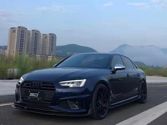 SD Carbon Carbon Fiber Front Lip For Audi A4 S-Line & S4 2019-ON B9 B9.5 - Performance SpeedShop