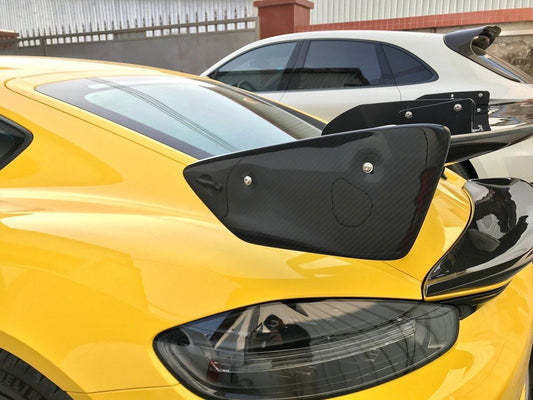 SD Carbon Club Sport Style DRY Carbon Fiber Rear Spoiler Wing For Porsche 718 Cayman Boxster - Performance SpeedShop