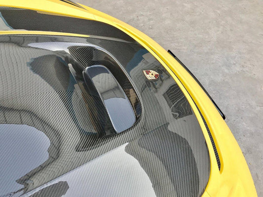 SD Carbon Design DRY Carbon Fiber Hood Bonnet For Porsche 911 991 / 718 Cayman Boxster - Performance SpeedShop