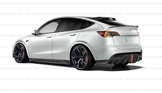 SD Carbon Fiber Rear Trunk Spoiler For Tesla Model Y / Performance - Performance SpeedShop