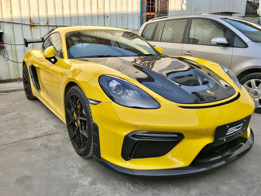 SD Carbon Front Bumper For Porsche 718 Cayman Boxster - Performance SpeedShop