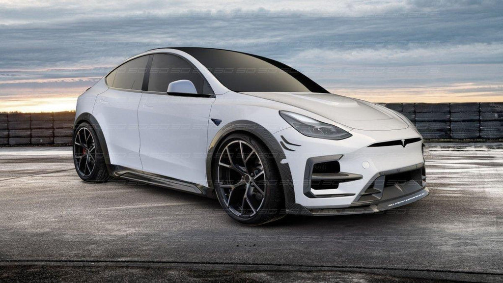 Model Y Custom Safety Meets Style: The Ultimate Tesla Model Y Front Bumper ...