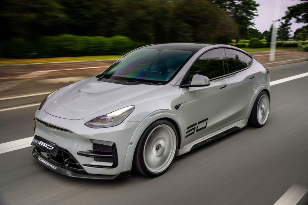 Safety Meets Style: The Ultimate Tesla Model Y Front Bumper – Performance  SpeedShop