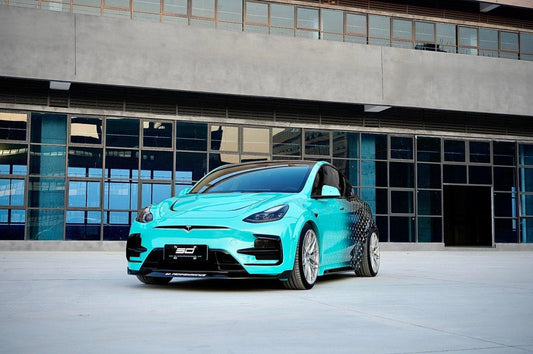 SD Carbon Front Bumper & Lip For Tesla Model Y / Performance - Performance SpeedShop