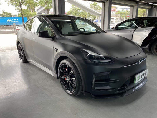 SD Carbon Front Bumper & Lip For Tesla Model Y / Performance - Performance SpeedShop