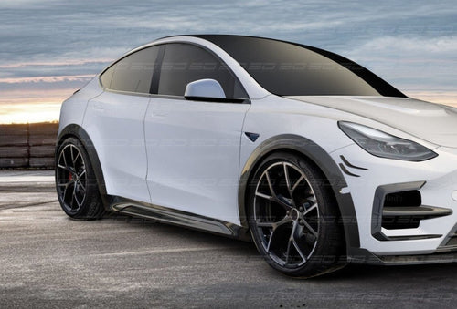 SD Carbon Widebody Wheel Arches For Tesla Model Y / Performance - Performance SpeedShop