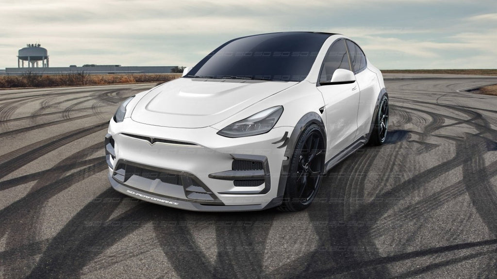 SD Carbon Widebody Wheel Arches For Tesla Model Y / Performance - Performance SpeedShop