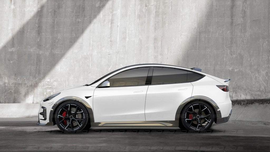 SD Carbon Widebody Wheel Arches For Tesla Model Y / Performance - Performance SpeedShop