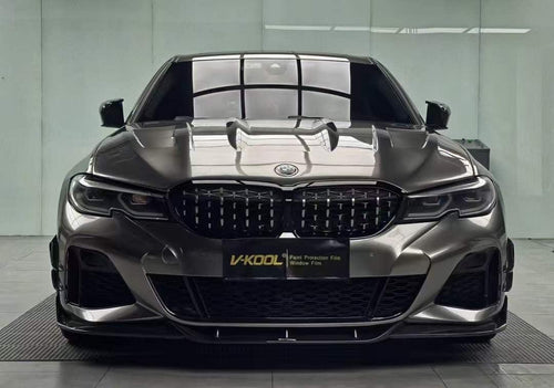 TAKD Carbon Carbon Fiber Front Lip Ver.1 for BMW 3 Series G20 330i M340i 2019-2022 - Performance SpeedShop