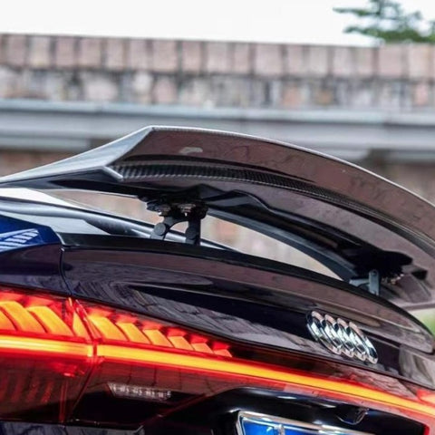 TAKD Carbon Carbon Fiber Rear Spoiler for Audi RS7 S7 A7 2019-ON C8 - Performance SpeedShop