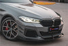 TAKD Carbon Dry Carbon Fiber Front Bumper Canards for BMW 5 Series G30 2021 - ON Facelift - Performance SpeedShop
