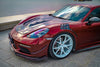 TAKD Carbon Dry Carbon Fiber Front Bumper Canards for Porsche 718 Boxster / Cayman - Performance SpeedShop