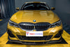 TAKD Carbon Fiber Front Bumper Canards for BMW 3 Series G20 330i M340i 2019-2022 - Performance SpeedShop