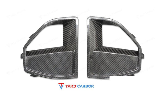 BMW X5 G05 M50i & X/S Drive 40i (with M-Package) Pre-LCI with Aftermarket Parts - Front Intake Vents Pre-preg Carbon Fiber from TAKD Carbon