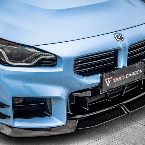 TAKD Carbon Fiber Front Lip Splitter for BMW M2 & M2C G87 2023-ON - Performance SpeedShop